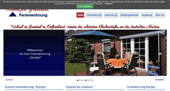 Desktop Screenshot of greetsiel-ferienwohnung.com